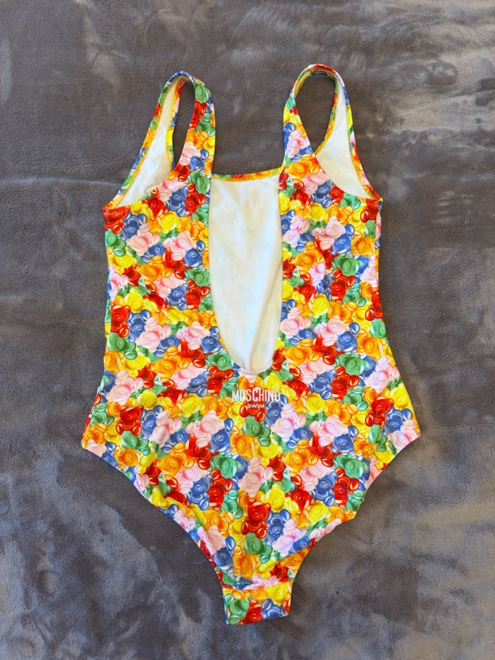 Moschino Multi-Color Floral Print One-Piece Swim - Picture 3 of 9